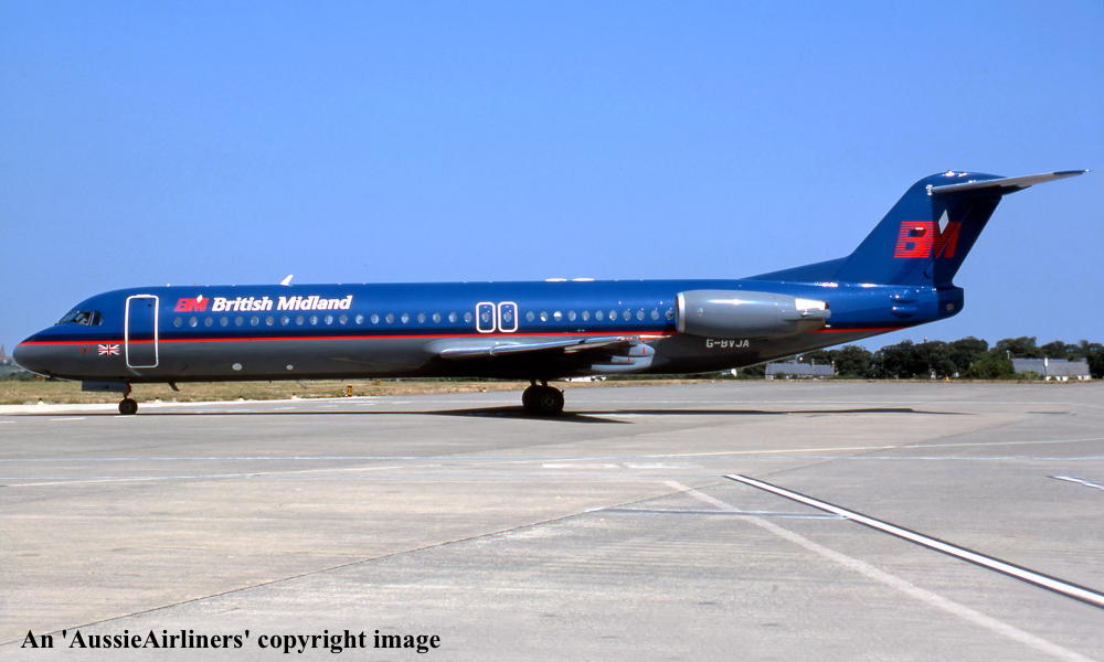 Fokker 100 ヴァージン・オーストラリア航空 VH-FNJ　unused